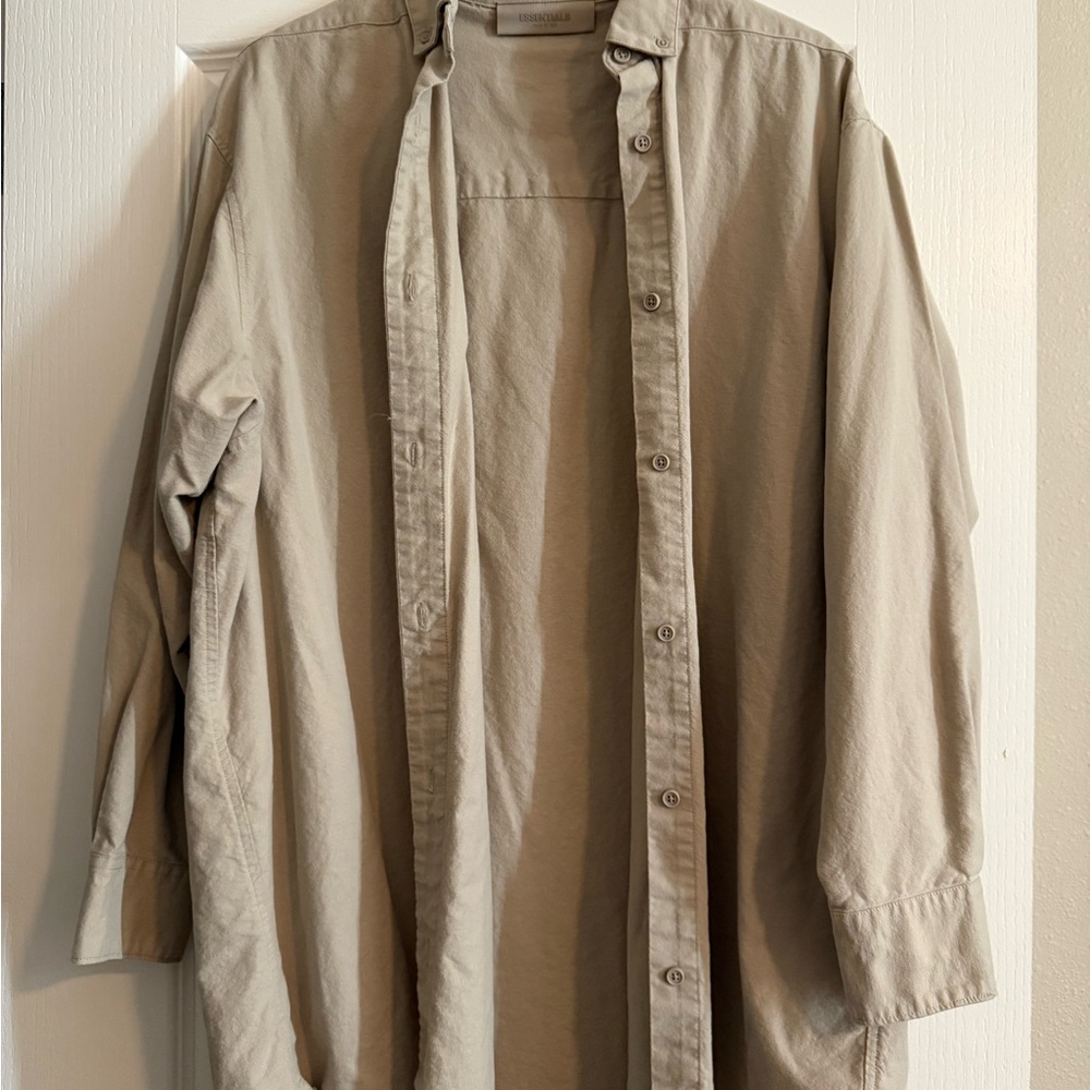 Fear of God Beige Button-Down Shirt
